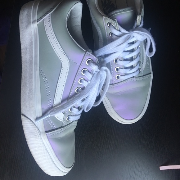 metallic purple vans